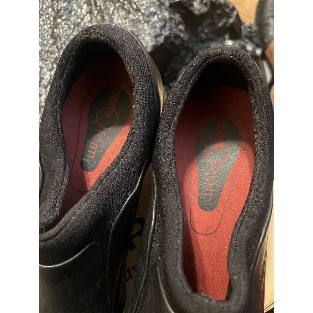 Merrell Encore Q2 Moc Womens Slip-On Clog Shoes Black Comfort Casual Work 10 - Picture 7 of 10